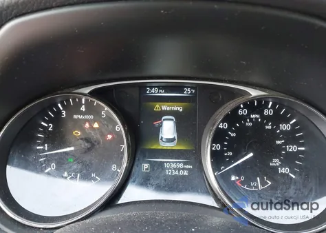 2016 Nissan Rogue Sv из США, поврежденный, VIN KNMAT2MV4GP647984